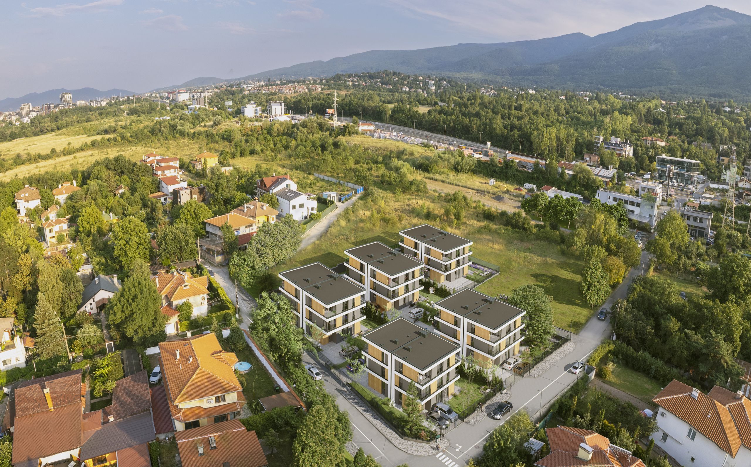 SIENA home от птичи поглед — 10 къщи в полите на Витоша